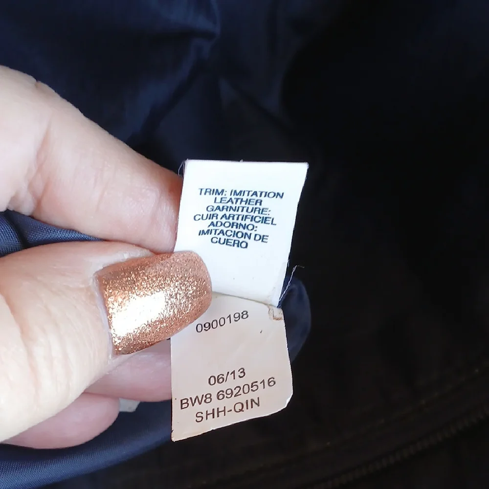 Tommy Hilfiger Blue and Brown Tote Bag - Picture 9 of 16